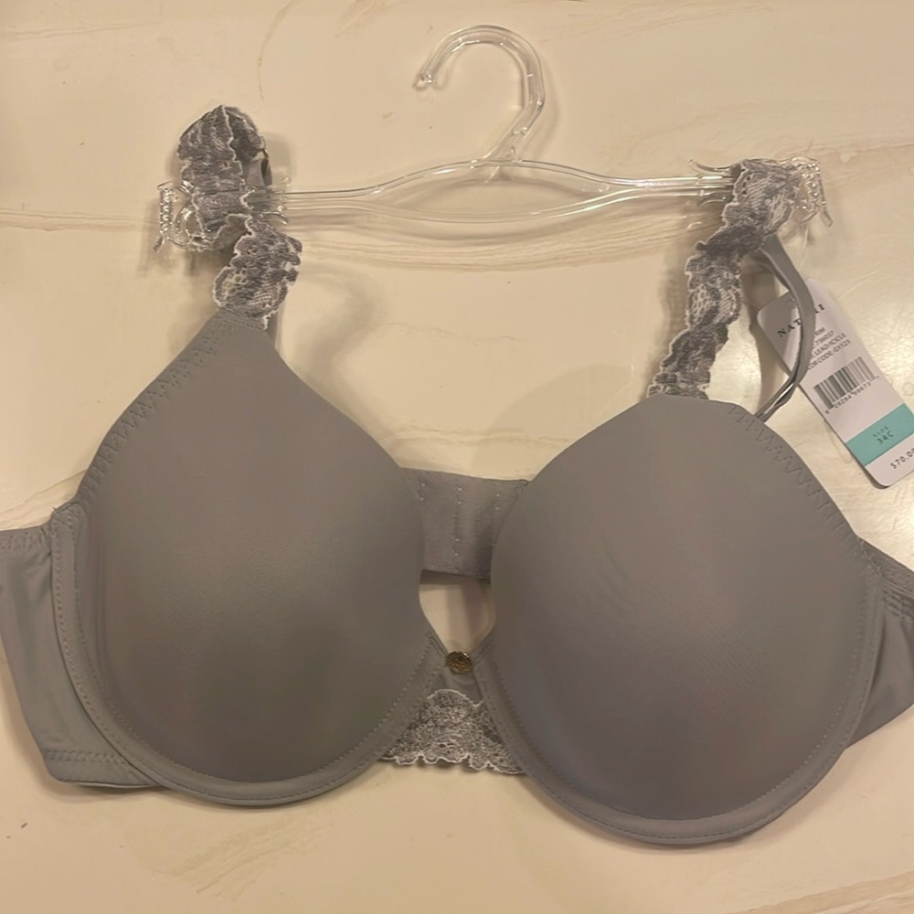 Brand new Natori gray bra….34C